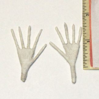 1.5" white hand armature