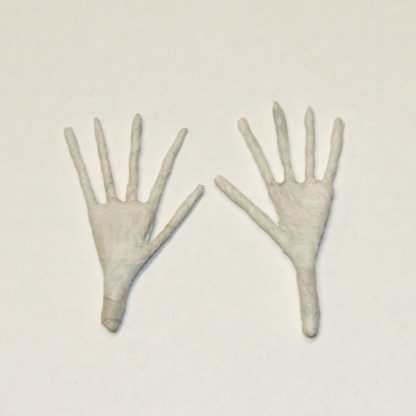 white doll maker's hand armature