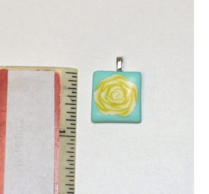 yellow rose tile size