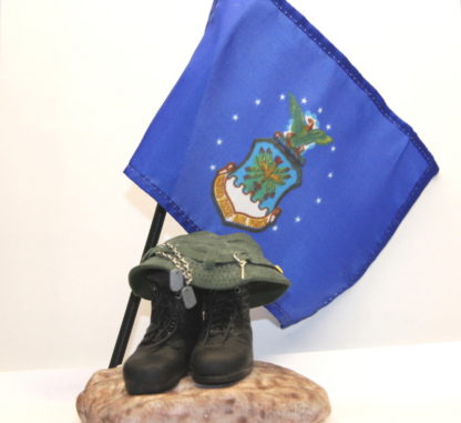 Military flag with Air Force flag