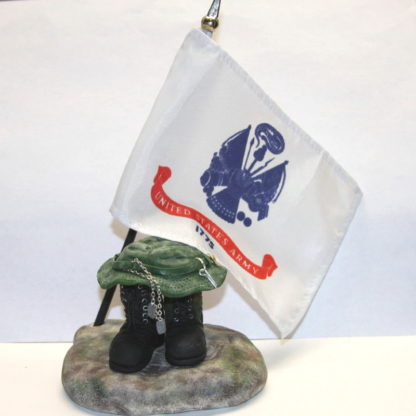 army flag sculpture