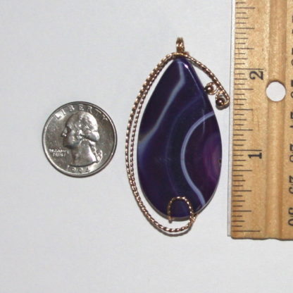purple agate size