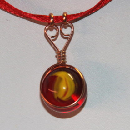 red marble pendant