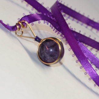 purple amethyst pendant