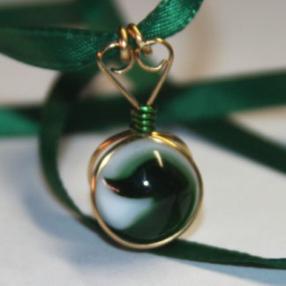 green marble pendant