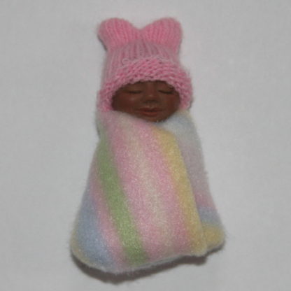 brown skin african baby girl doll bundle