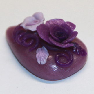 Purple and lavender Roses cabochon