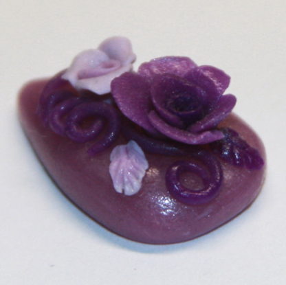 Purple and lavender Roses cabochon