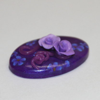 Lavender Roses Purple Cabochon