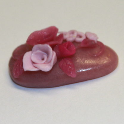 Pink Roses Teardrop Pendant