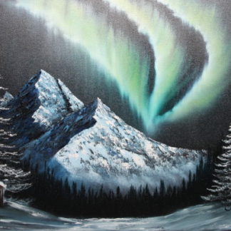 Aurora Borealis Painting