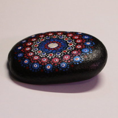 Red White and Blue Alaska Zen Rock Side View