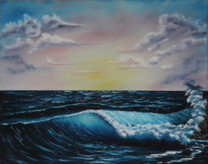 Blue Pacific Oil Painting
