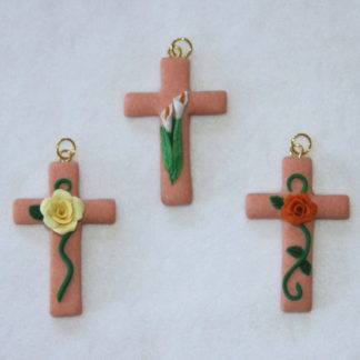 3 Orange Crosses